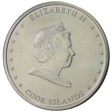 Монета 10 центов 2010 года Острова Кука (реверс)
