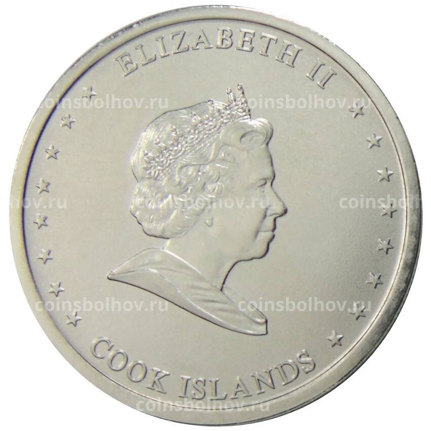 Монета 20 центов 2010 года Острова Кука (вид 2)