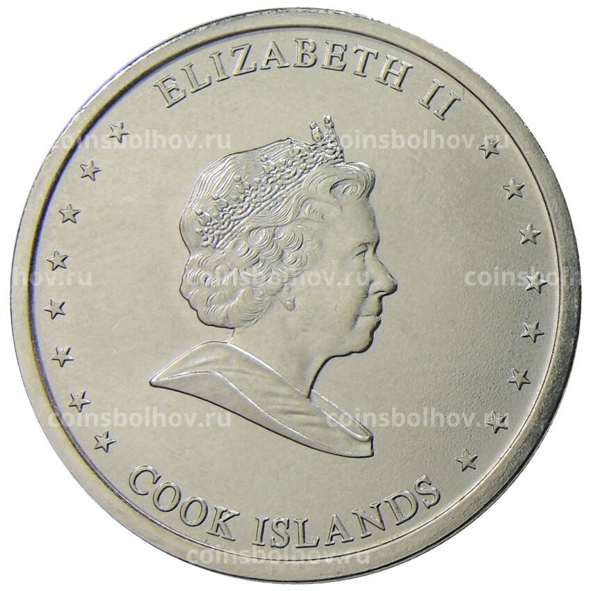 Монета 20 центов 2010 года Острова Кука (вид 2)