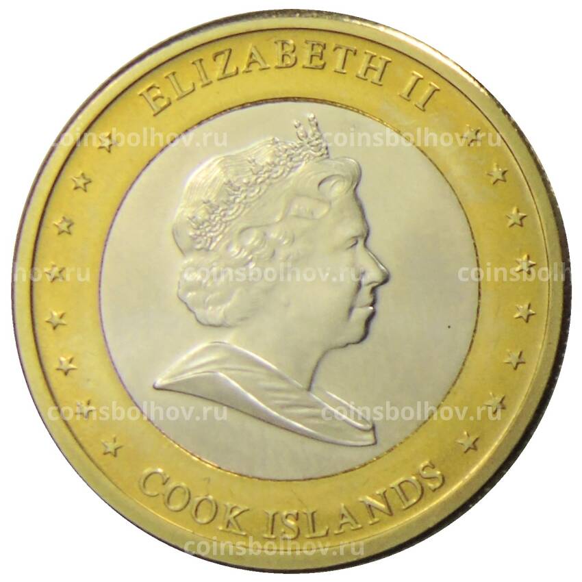 Монета 1 доллар 2010 года Острова Кука (вид 2)