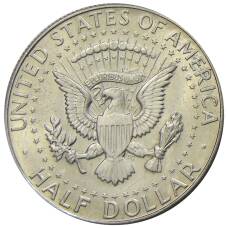 Монета 1/2 доллара (50 центов) 1967 года США (реверс)