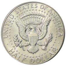 Монета 1/2 доллара (50 центов) 1967 года США (реверс)