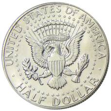 Монета 1/2 доллара (50 центов) 1967 года США (реверс)