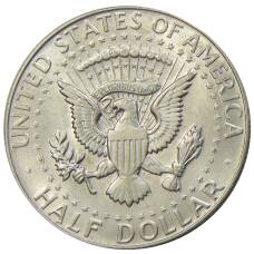 Монета 1/2 доллара (50 центов) 1968 года D США (реверс)
