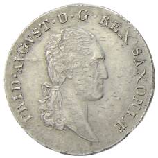Монета 1/6 талера 1809 года Германские государства — Саксония (аверс)