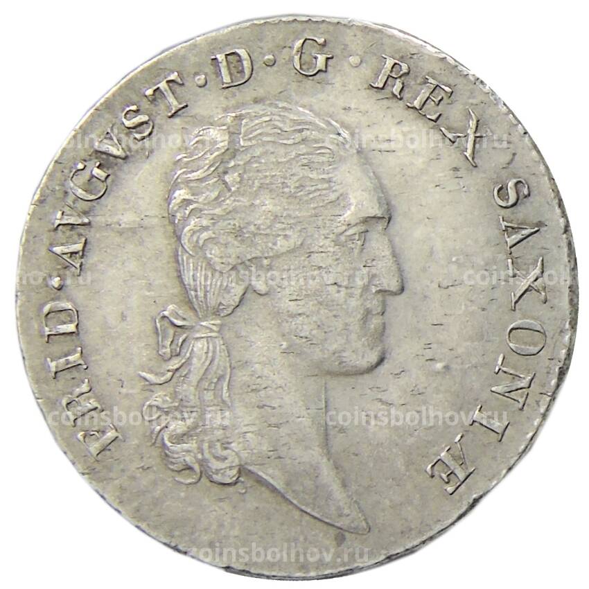 Монета 1/6 талера 1809 года Германские государства — Саксония