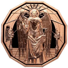 Монета 20 центов 2024 года Самоа «Архангел Самуил» (аверс)