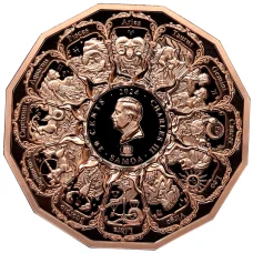 Монета 20 центов 2024 года Самоа «Архангел Самуил» (реверс)