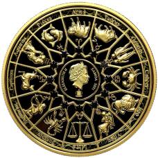 Монета 20 центов 2021 года Самоа «12 Олимпийских богов в зодиаке — Аполлон и Близнецы» (реверс)