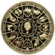 Монета 20 центов 2021 года Самоа «12 Олимпийских богов в зодиаке — Деметра и Дева» (реверс)
