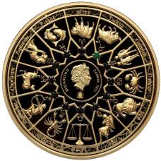 Монета 20 центов 2021 года Самоа «12 Олимпийских богов в зодиаке — Афродита и Телец» (реверс)