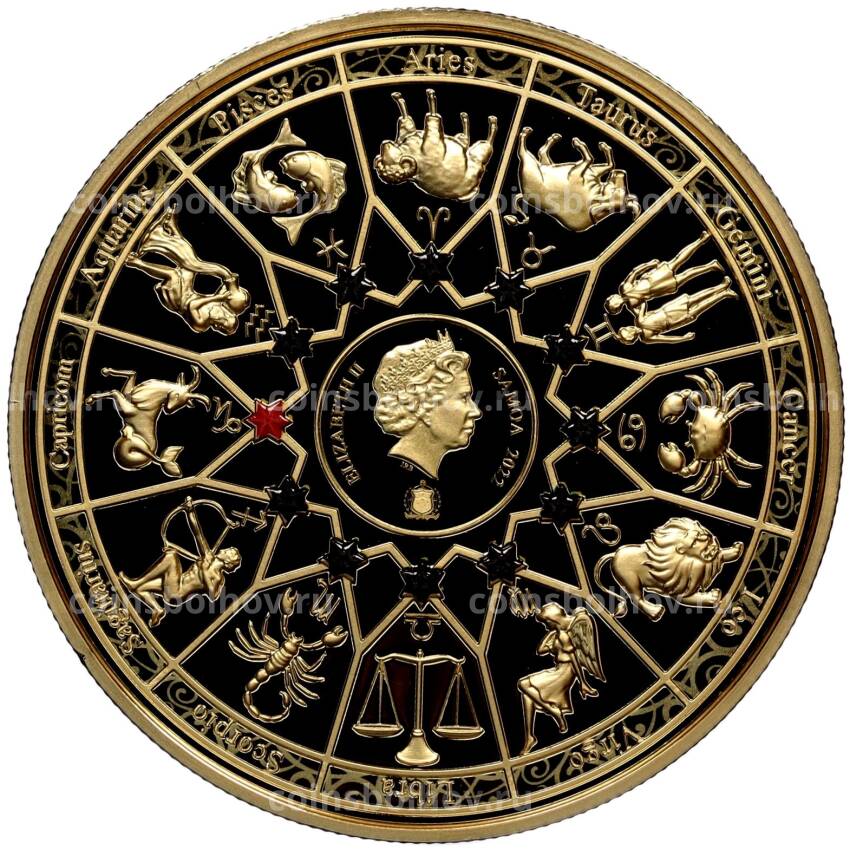Монета 20 центов 2022 года Самоа «12 Олимпийских богов в зодиаке — Гестия и Козерог» (вид 2)