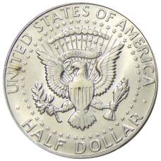 Монета 1/2 доллара (50 центов) 1967 года США (реверс)