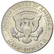 Монета 1/2 доллара (50 центов) 1967 года США (реверс)
