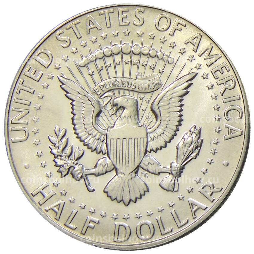 Монета 1/2 доллара (50 центов) 1967 года США (вид 2)
