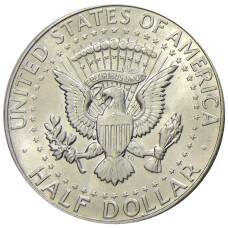 Монета 1/2 доллара (50 центов) 1967 года США (реверс)