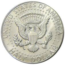 Монета 1/2 доллара (50 центов) 1968 года D США (реверс)