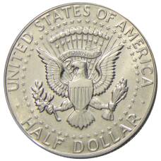 Монета 1/2 доллара (50 центов) 1968 года D США (реверс)