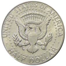 Монета 1/2 доллара (50 центов) 1968 года D США (реверс)