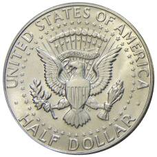 Монета 1/2 доллара (50 центов) 1968 года D США (реверс)