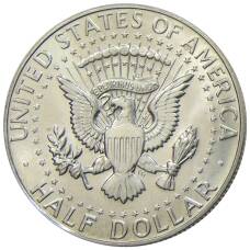 Монета 1/2 доллара (50 центов) 1968 года D США (реверс)
