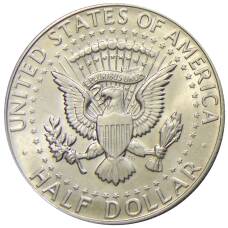 Монета 1/2 доллара (50 центов) 1968 года D США (реверс)