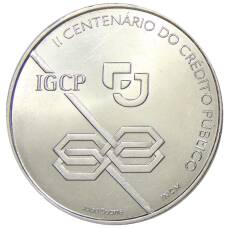 Монета 1000 эскудо 1997 года Португалия — 200 лет Государственному кредитованию (аверс)