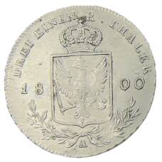 Монета 1/3 талера 1800 года A Германcкие государства — Пруссия (реверс)