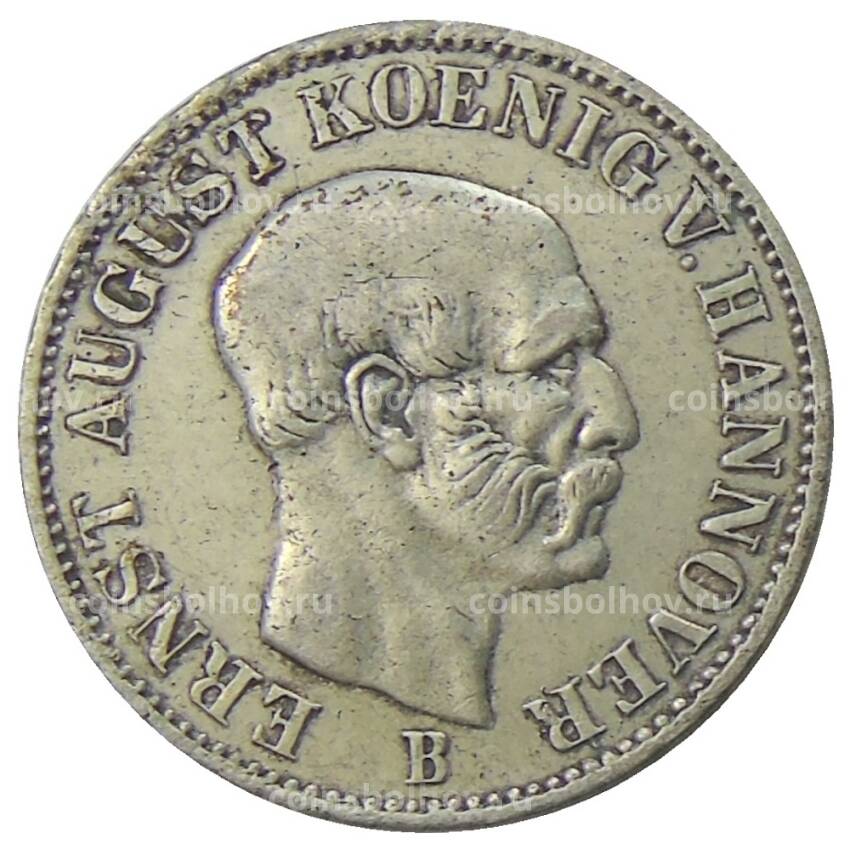 Монета 1/12 талера 1851 года B Германские государства -Ганновер
