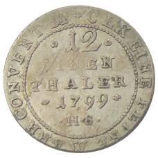 Монета 1/12 талера 1799 года  Германские государства — Ангальт -Бернбург (реверс)