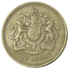 Монета 1 фунт 1983 года Великобритания (аверс)