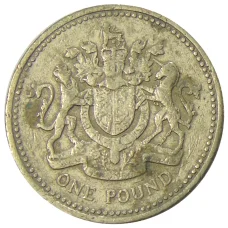 Монета 1 фунт 1983 года Великобритания (аверс)