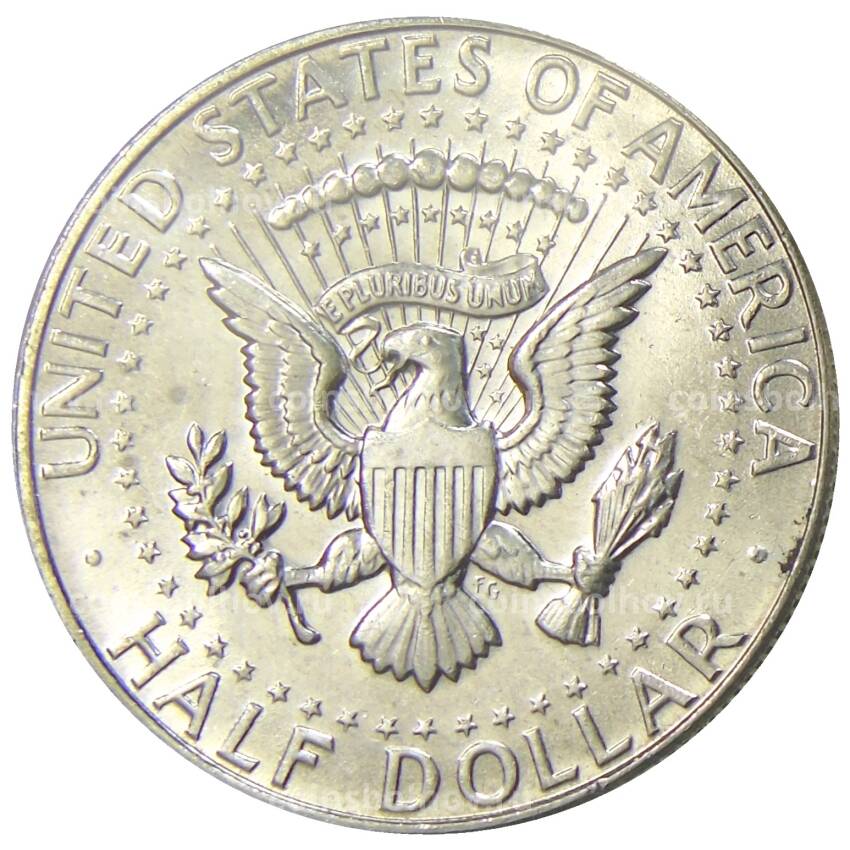 Монета 1/2 доллара (50 центов) 1967 года США (вид 2)