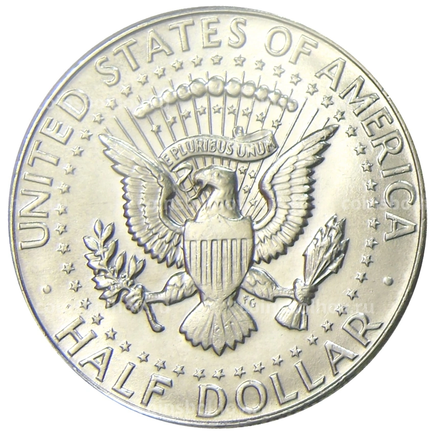 Монета 1/2 доллара (50 центов) 1967 года США (вид 2)