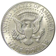 Монета 1/2 доллара (50 центов) 1968 года D США (реверс)