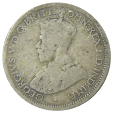 Монета 6 пенсов 1926 года Австралия (реверс)