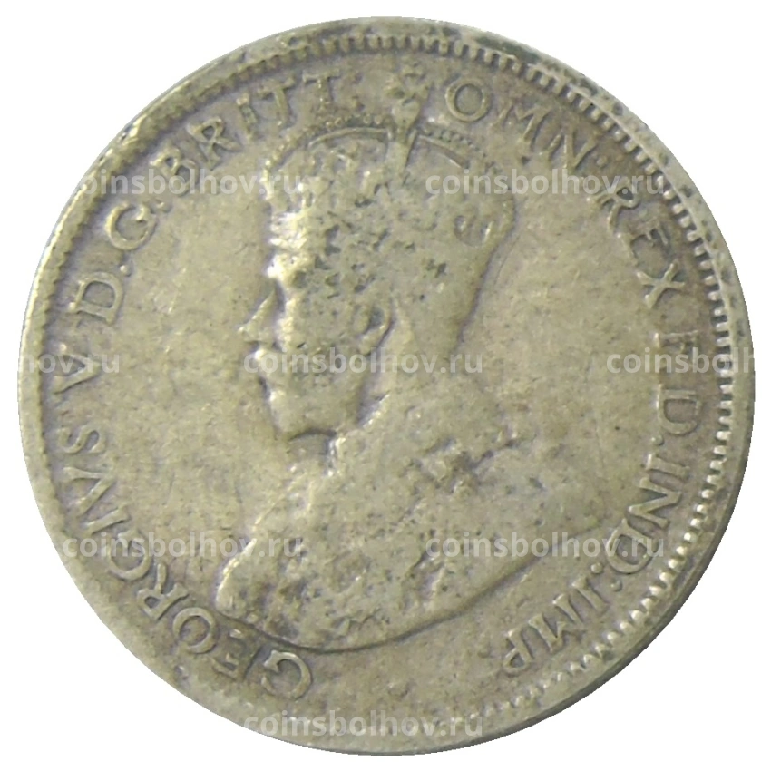 Монета 6 пенсов 1928 года Австралия (вид 2)