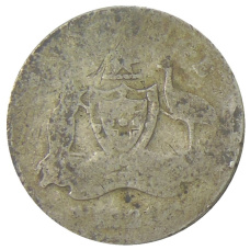 Монета 6 пенсов 1921 года Австралия (аверс)