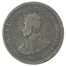 Монета 6 пенсов 1919 года Австралия (реверс)