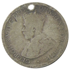 Монета 6 пенсов 1916 года Австралия (реверс)