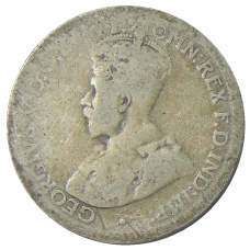 Монета 6 пенсов 1914 года Австралия (реверс)