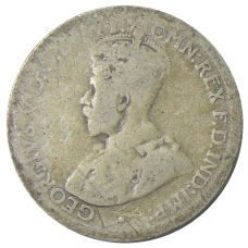 Монета 6 пенсов 1914 года Австралия (реверс)