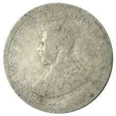 Монета 6 пенсов 1914 года Австралия (реверс)