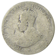 Монета 6 пенсов 1912 года Австралия (реверс)