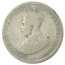 Монета 6 пенсов 1911 года Австралия (реверс)