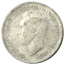 Монета 6 пенсов 1946 года Австралия (реверс)