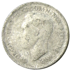 Монета 6 пенсов 1946 года Австралия (реверс)