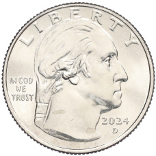 Монета 1/4 доллара (25 центов) 2024 года D США «Американские женщины — Мэри Эдвардс Уокер» (реверс)