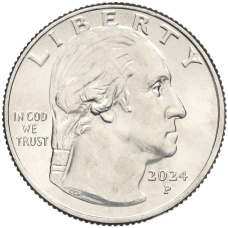 Монета 1/4 доллара (25 центов) 2024 года P США «Американские женщины — Мэри Эдвардс Уокер» (реверс)