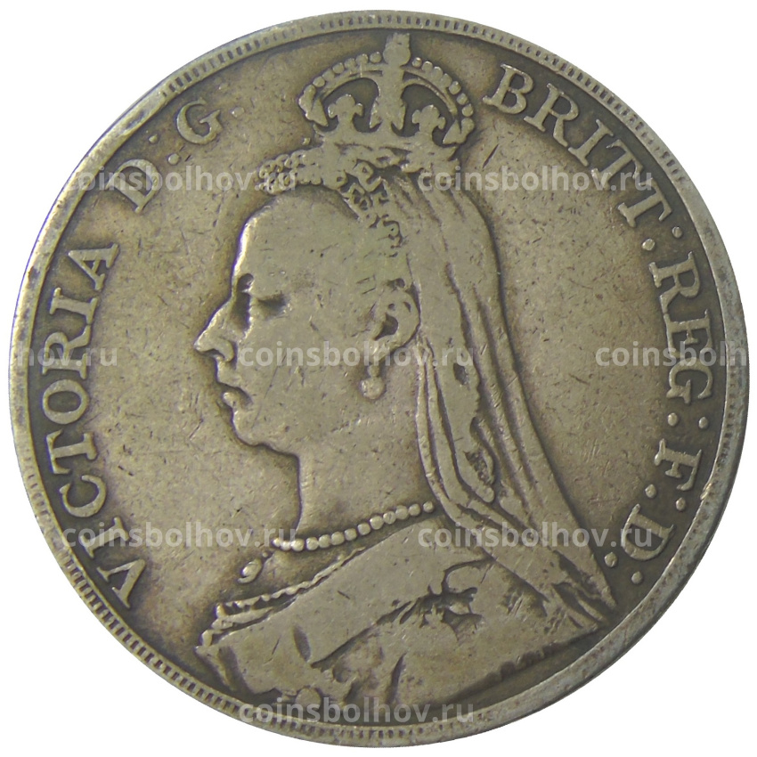 Монета 1 крона 1891 года Великобритания (вид 2)